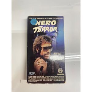 Hero and the Terror VHS Chuck Norris Steve James Action‎ Movie 1988